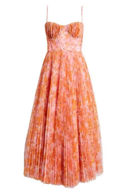 HUTCH HUTCH PLEATED COCKTAIL DRESS