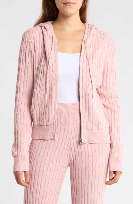Cable Knit Zip Hoodie