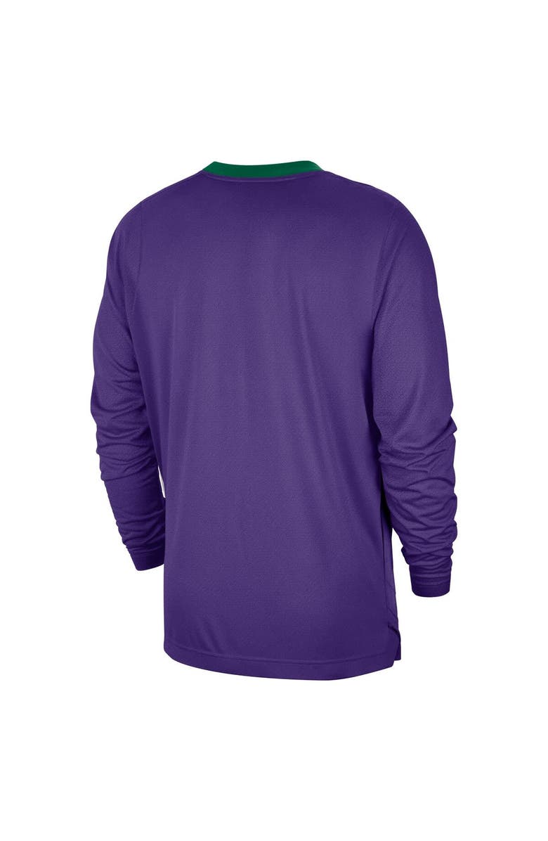 Nike Men's Nike Purple Phoenix Suns 2024/25 City Edition Authentic Pregame Performance Long Sleeve Shooting T-Shirt, Alternate, color, 