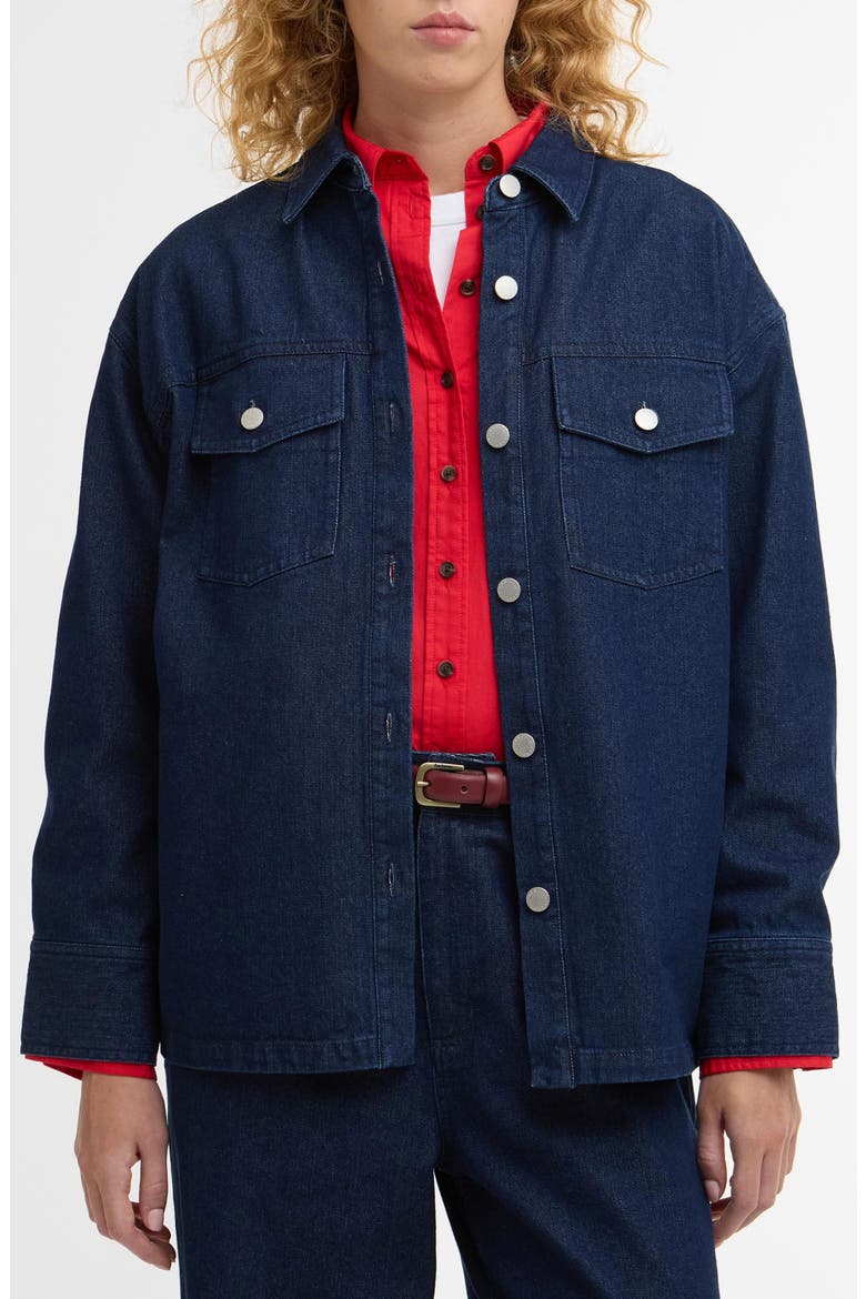 Maia Denim Shirt, Main, color, RINSE WASH