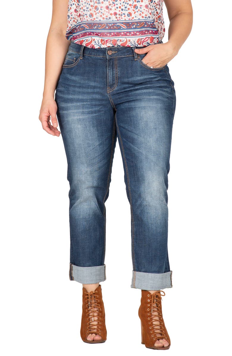 Standards & Practices X-Boyfriend Cotton Jeans, Main, color, 1824 Rebarb