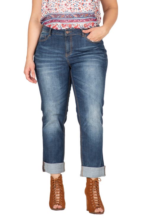 X-Boyfriend Cotton Jeans