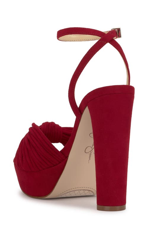 Jessica Simpson Immie Platform Sandal In Red