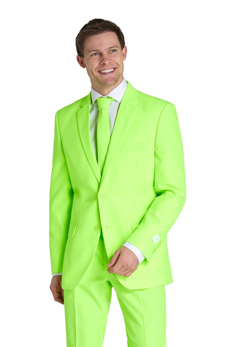 OppoSuits Neon Lucky Lime 3-Piece Tuxedo Set, Alternate, color, Green