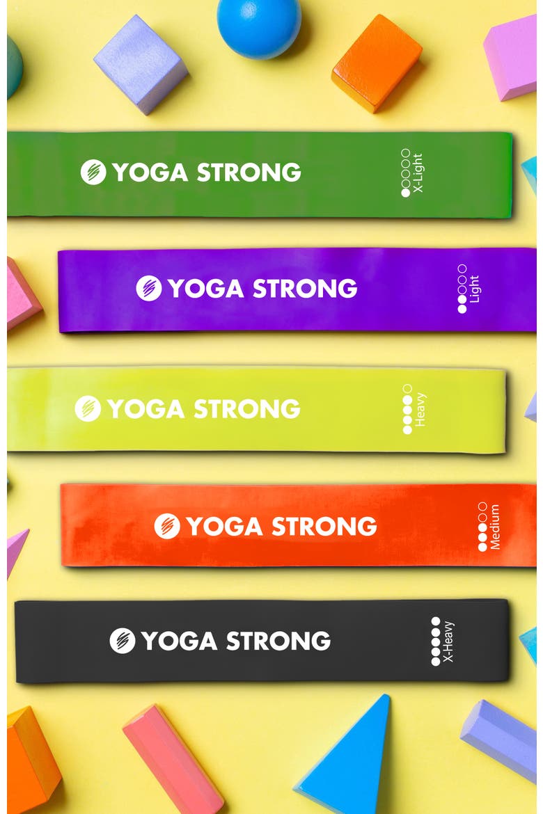 Mini Resistance Bands, Alternate, color, Various Colors