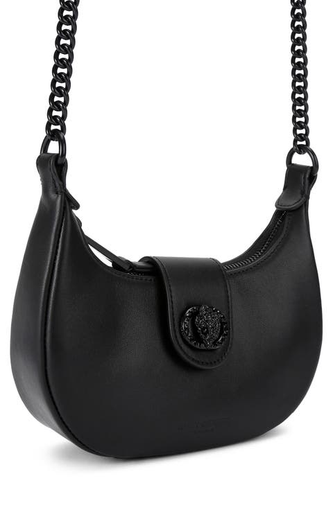 Small Chelsea Leather Hobo Crossbody Bag