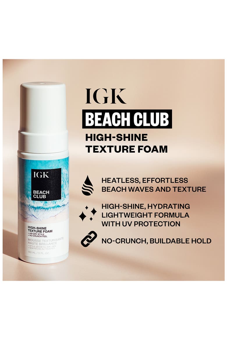 Beach Club High Shine Texture Foam, Alternate, color, NO COLOR