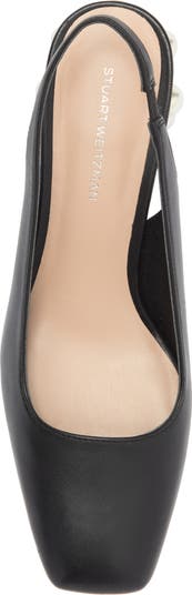 Jute 60 Block Heel Slingback Pump
