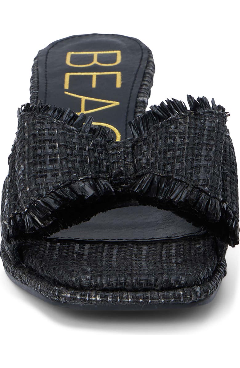 BEACH BY MATISSE Penelope Kitten Heel Slide Sandal, Alternate, color, Black