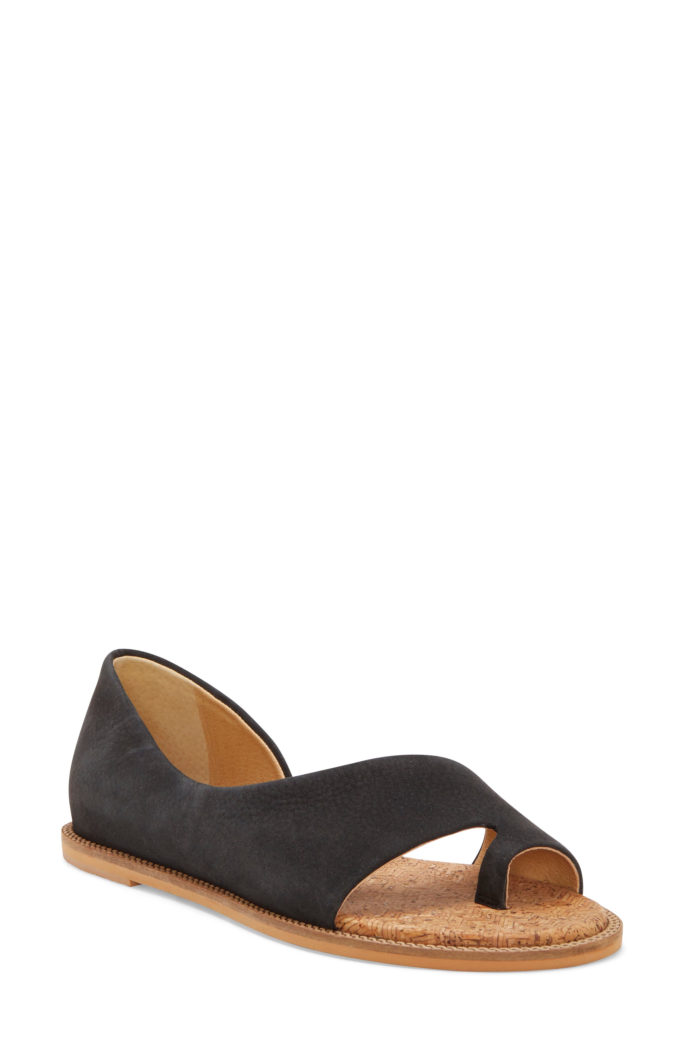 Falinda Sandal, Main, color, BLACK LEATHER