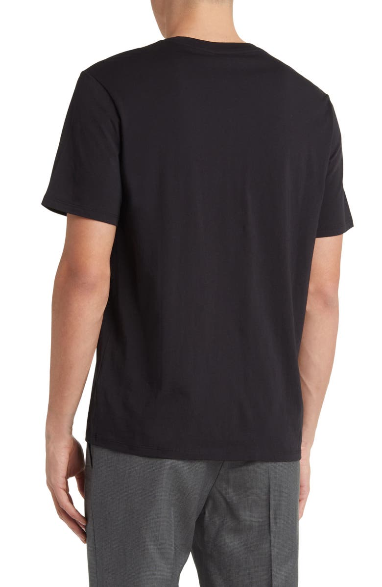 Vince V-Neck T-Shirt, Alternate, color, Black