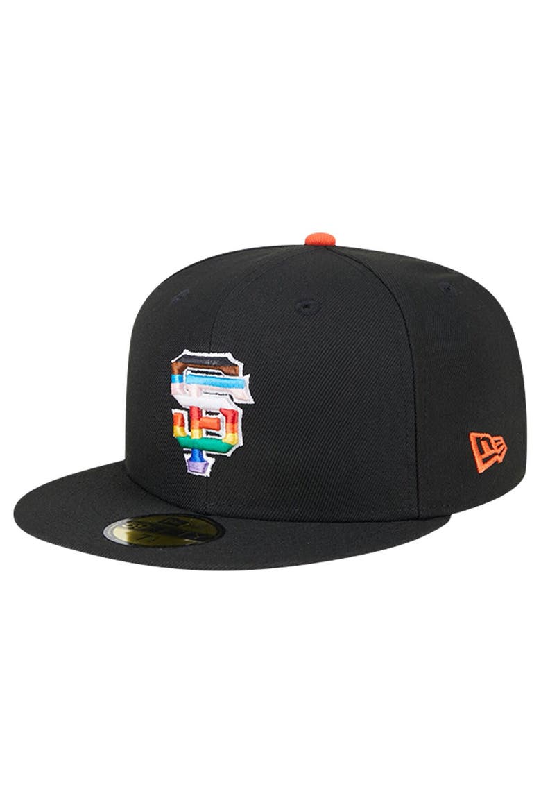 Men's New Era Black San Francisco Giants 2024 Pride On Field 59FIFTY Fitted Hat, Main, color, Black