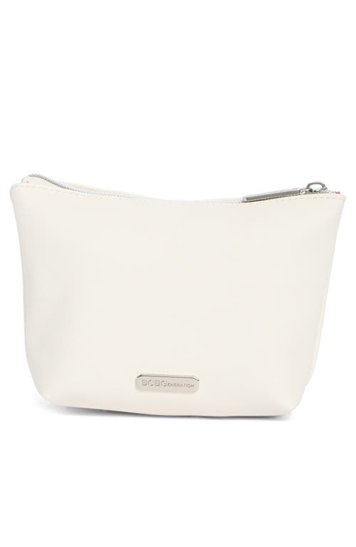 Bcbg Random Stuff Cosmetic Case In White