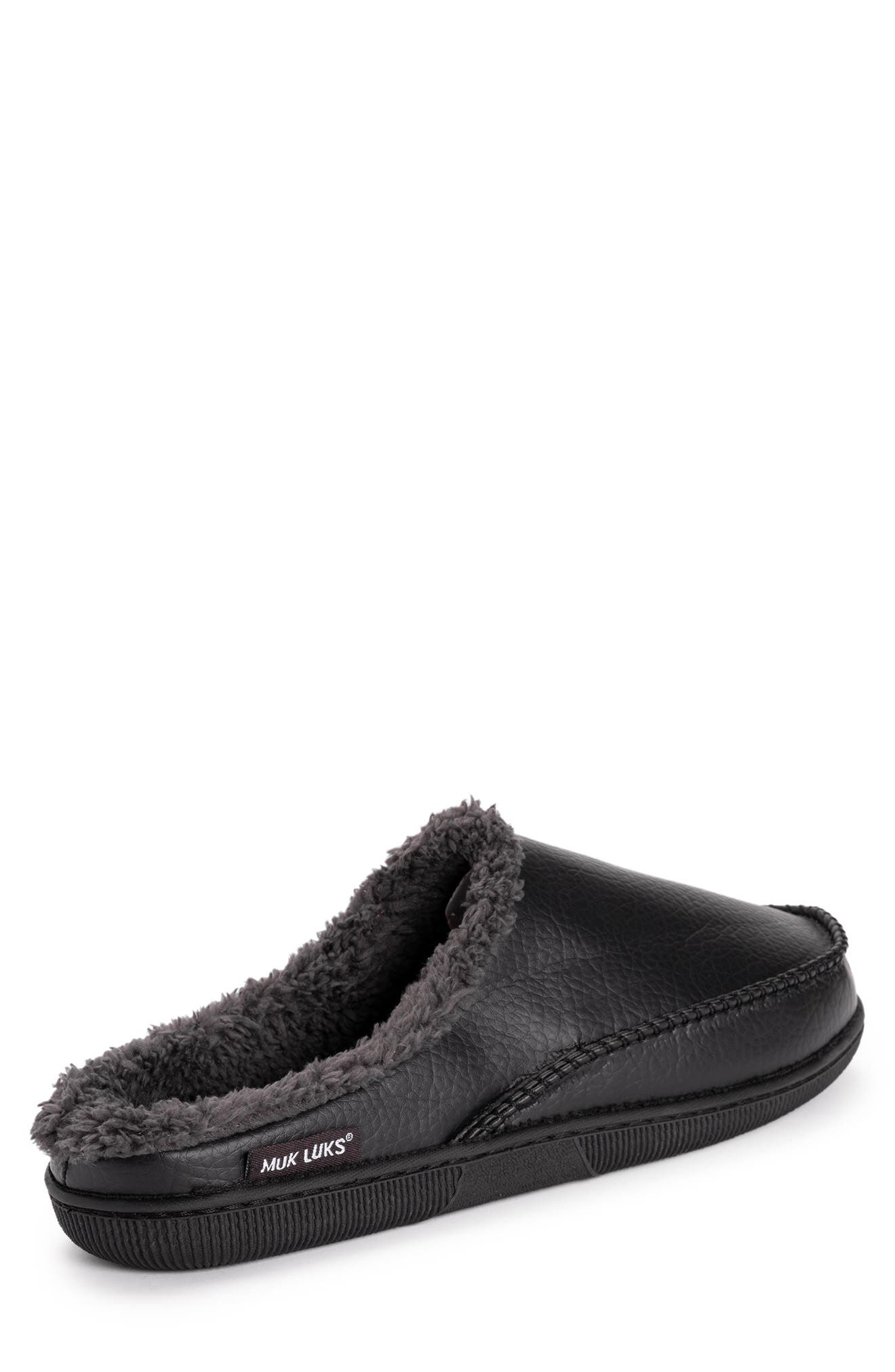 MUK LUKS Faux Fur Lined Clog Slipper, Alternate, color, 