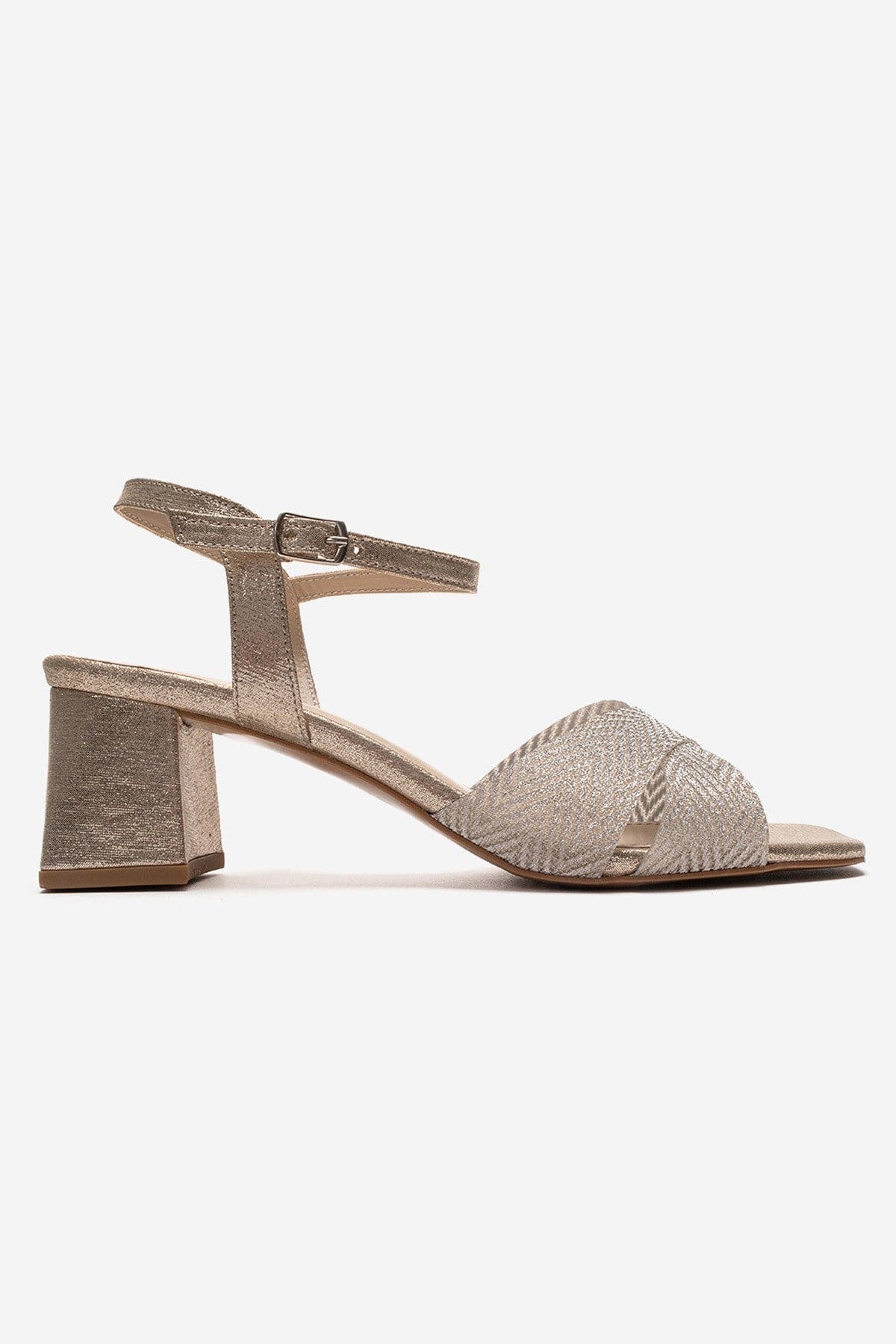 Milagro Block Heel Sandal, Alternate, color, Silver