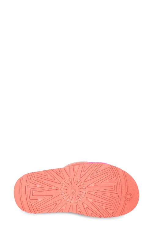 Ugg(r) Disco Check Genuine Shearling Slingback Platform Slipper