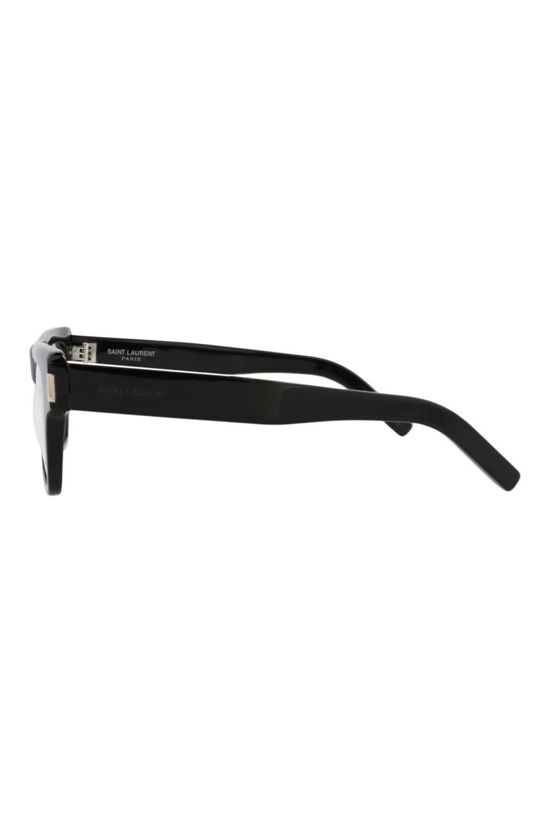 51mm Square Optical Frames, Alternate, color, BLACK BLACK TRANSPARENT