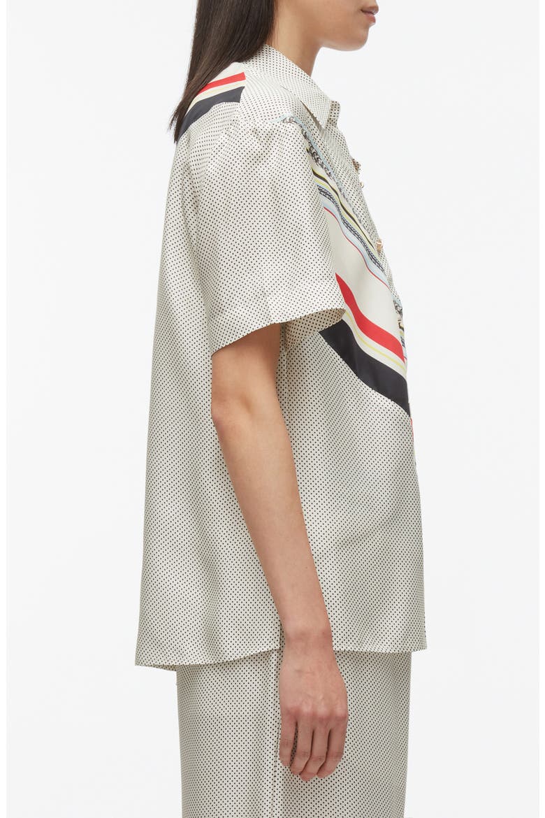 NY Liberty Silk Camp Shirt, Alternate, color, IVORY MULTI