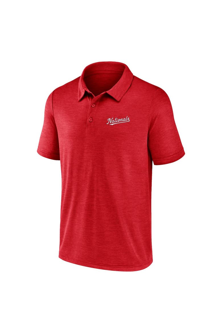 Men's  Red Washington Nationals Unstoppable Polo, Alternate, color, Red