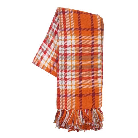 Fall Plaid Throws