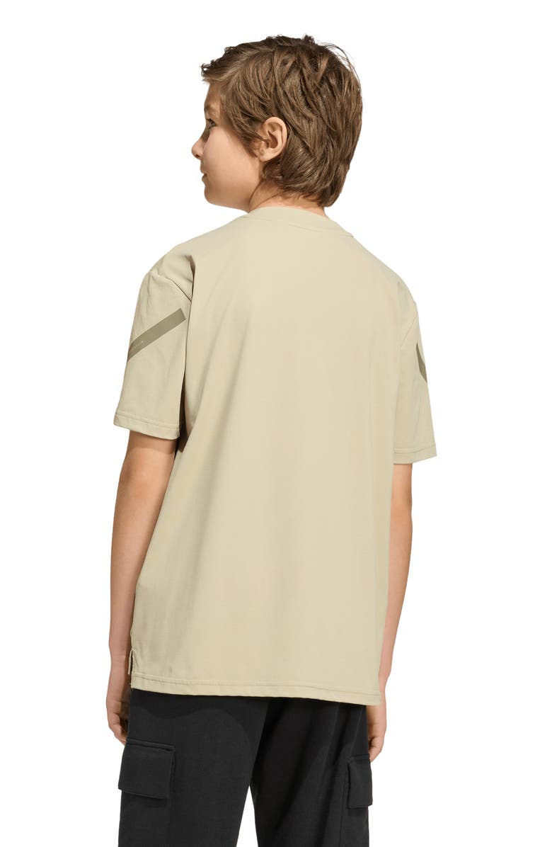 adidas Originals Kids' Z.N.E Stretch T-Shirt, Alternate, color, Wonder Cargo/ Clay