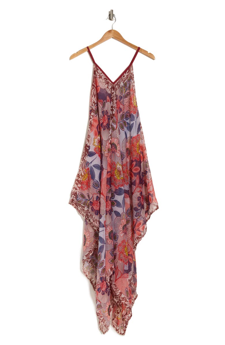 Vince Camuto Medallion Print Topper, Alternate, color,