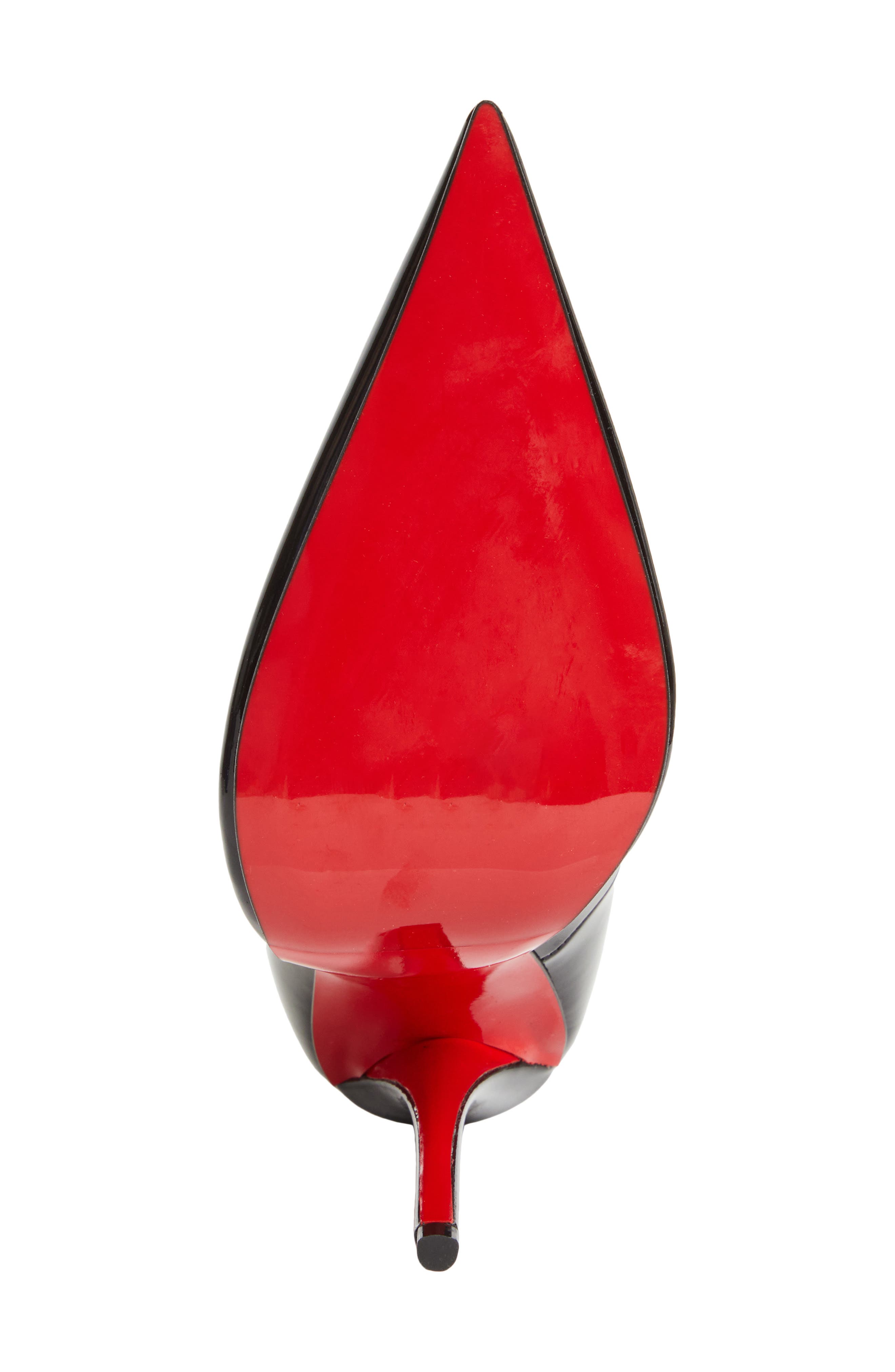 Christian Louboutin Miss Z Pointed Toe Pump, Alternate, color, Black