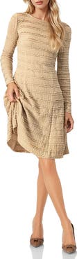 IVONNE Knitted Dress with Long Sleeves
