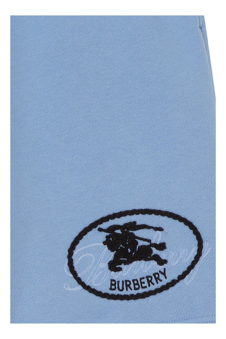 Knight Stamp Cotton Shorts, Alternate, color, Cornflower blue