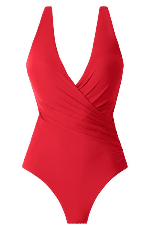 Miraclesuit ® Wrapsody One-piece Swimsuit In Red