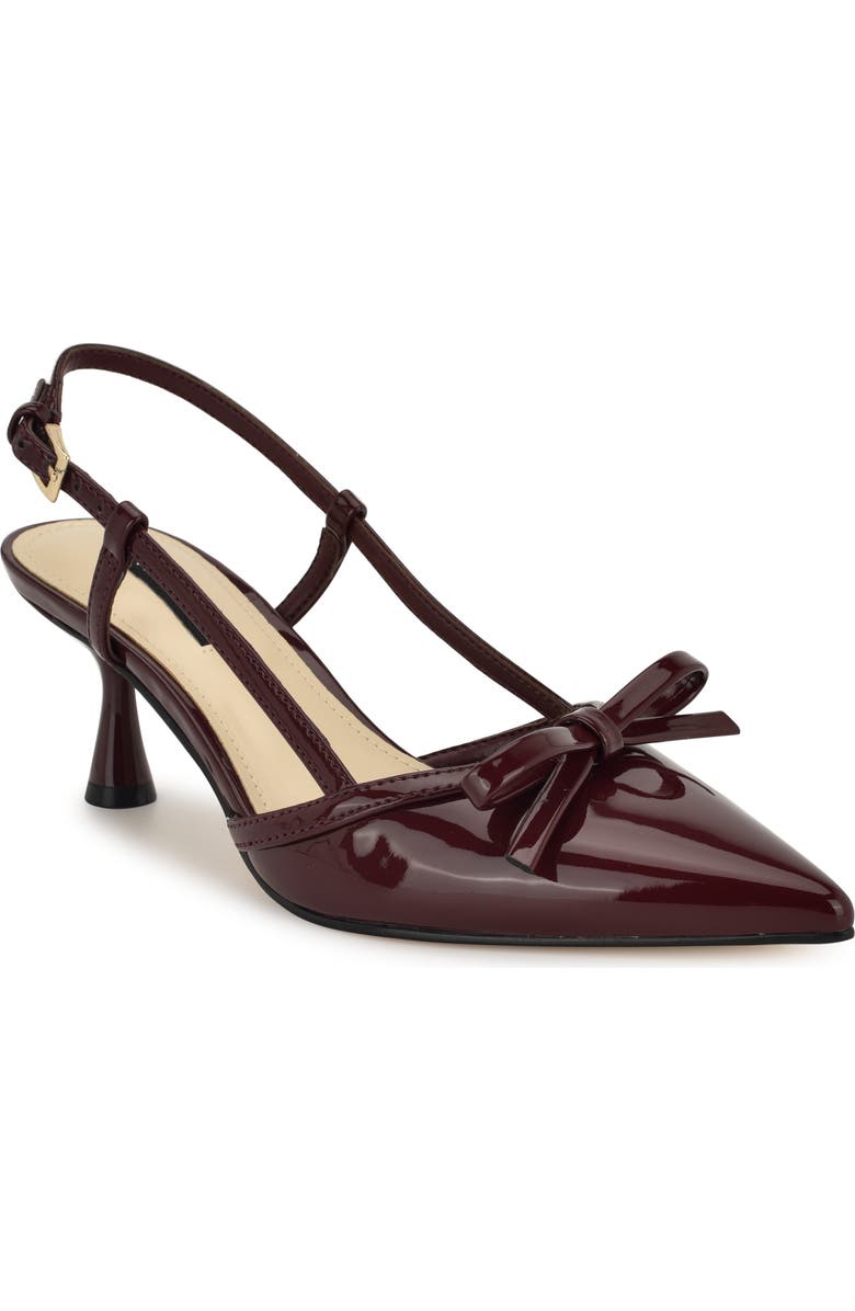 Nine West Reega Slingback Pointed Toe Pump, Main, color,