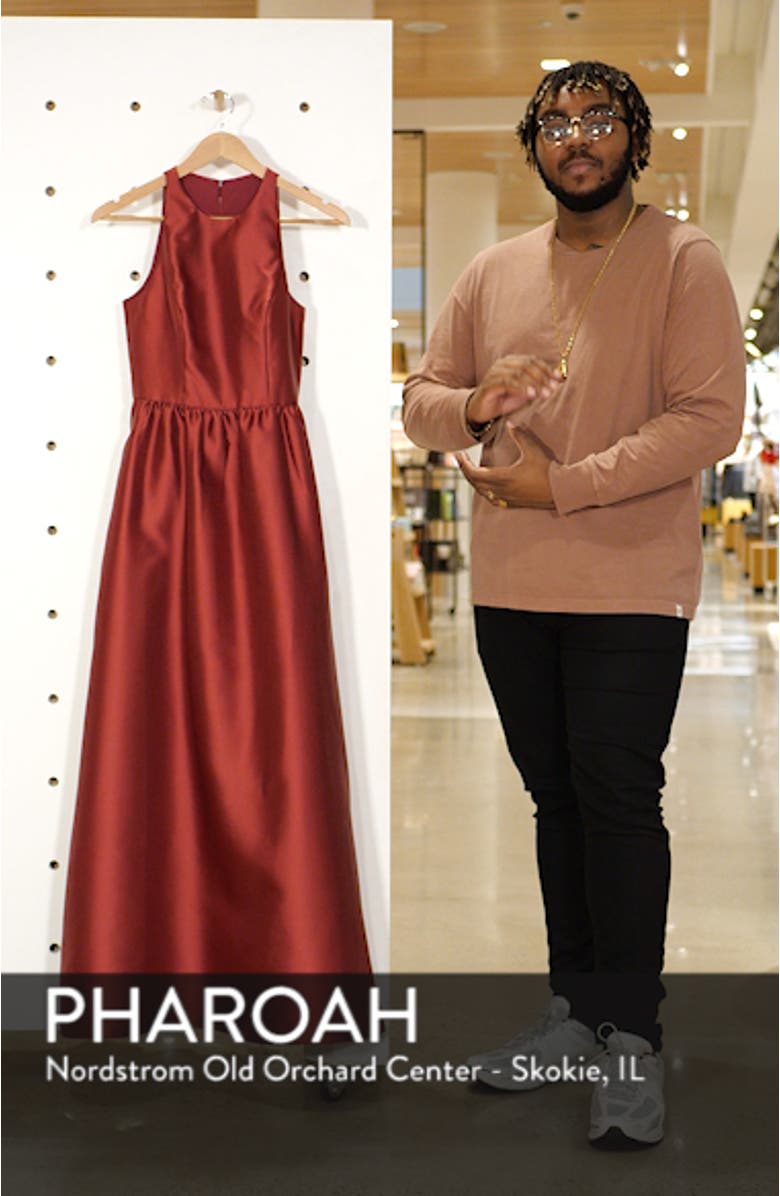 Satin A-Line Gown, sales video thumbnail