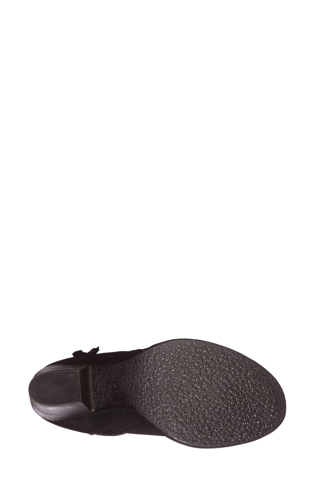 'Ryat' Leather Ankle Bootie, Alternate, color, BLACK LEATHER