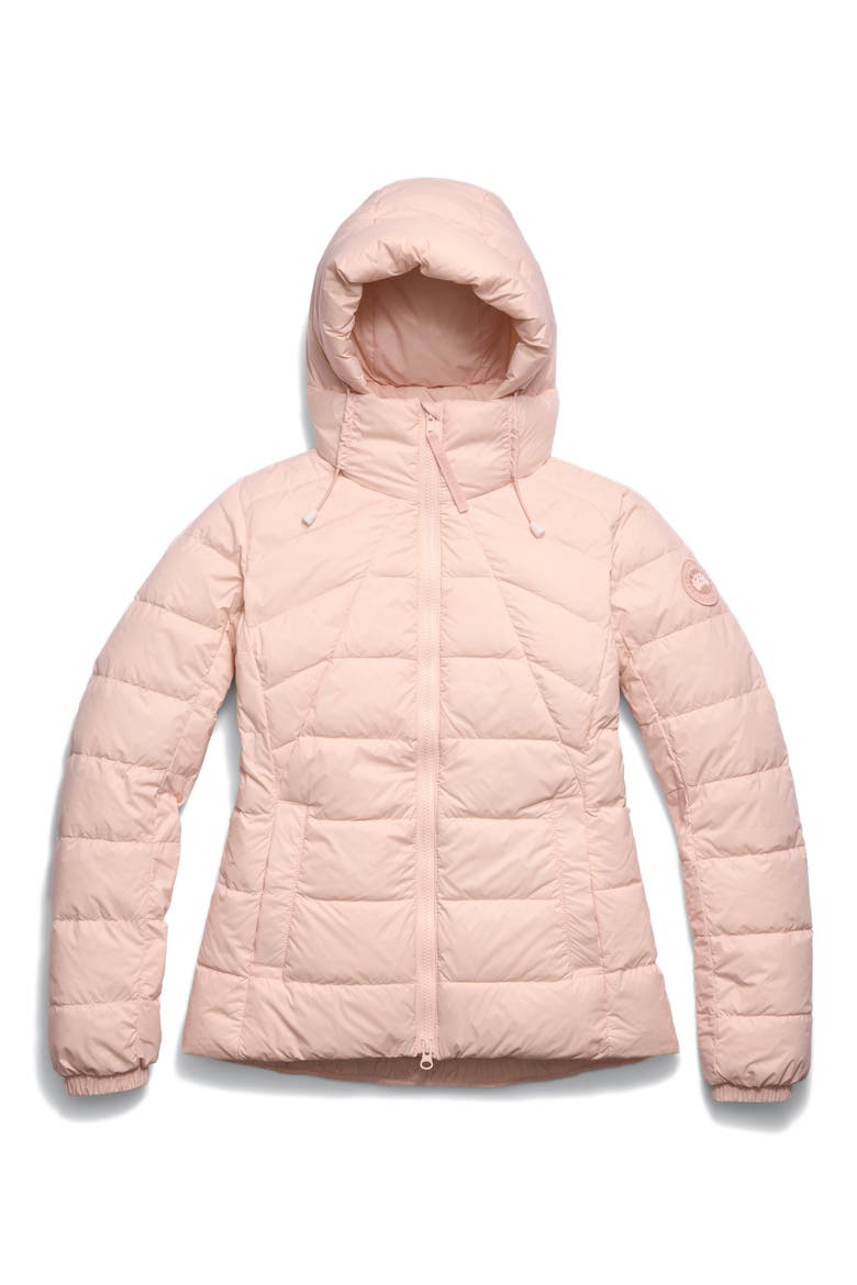 Abbott Hooded 625 Fill Power Down Jacket, Alternate, color, VINTAGE ROSE - ROSE VINTAGE