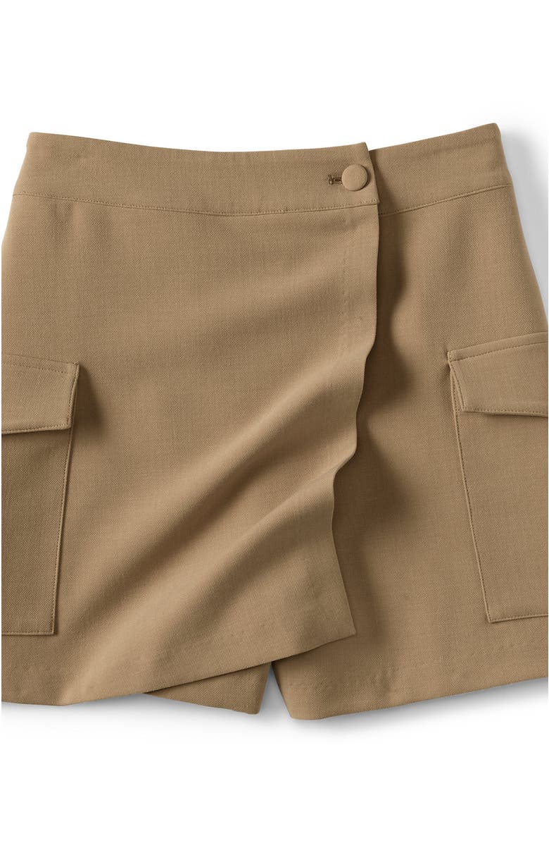 Lands' End Crepe Above The Knee Skort, Alternate, color, 