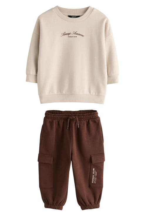Kids' Funday Club Sweatshirt & Cargo Joggers Set