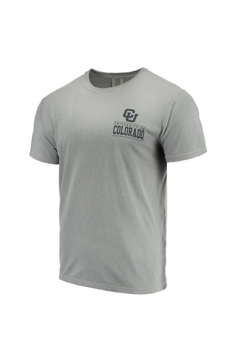IMAGE ONE Men's Gray Colorado Buffaloes Comfort Colors Campus Icon T-Shirt, Alternate, color, Gray