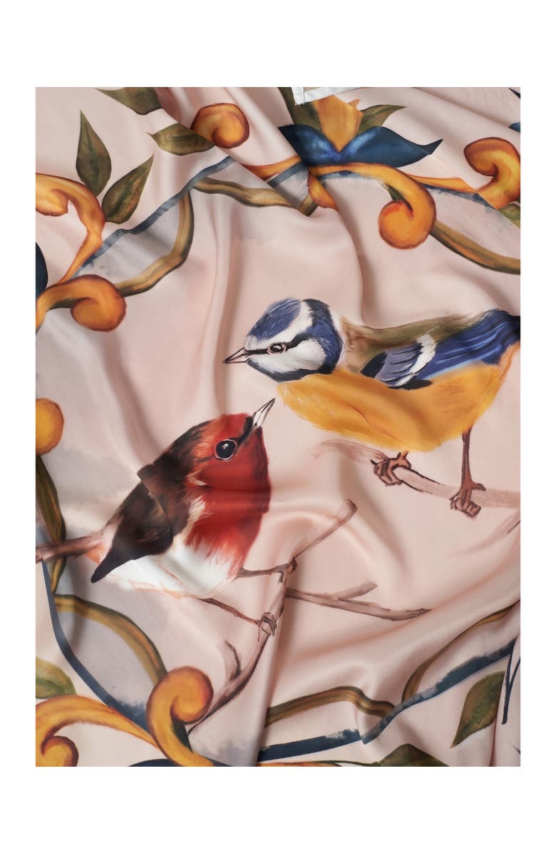 VISCATA Square Scarf, Alternate, color, Robin