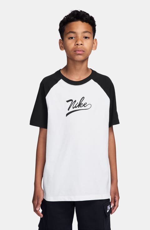 Kids Raglan Cotton Graphic T-Shirt (Big Kid)
