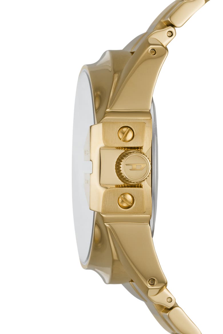 Master Chief Three Hand Bracelet Watch, 45mm, Alternate, color, GOLD