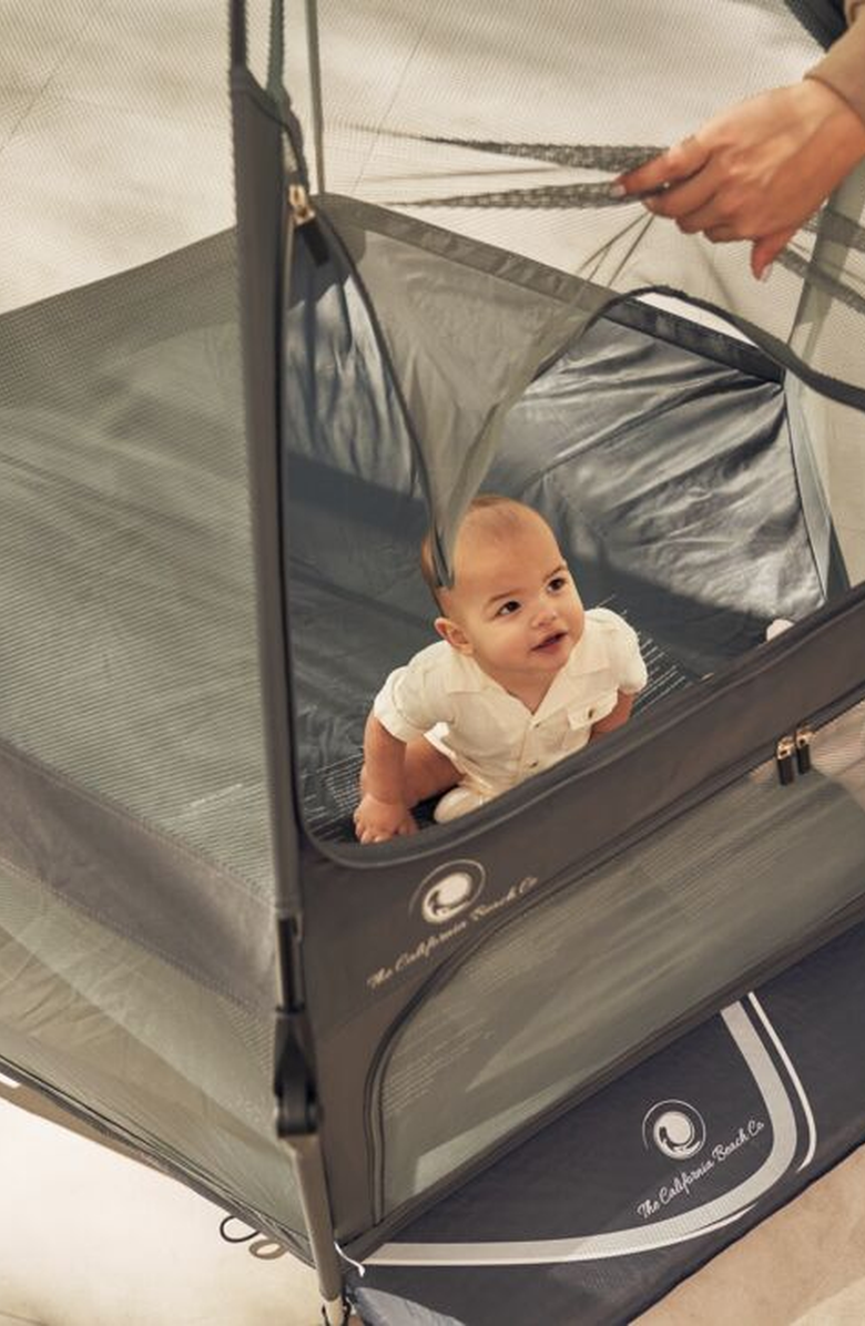 The California Beach Company Pop N Go Playpen, Alternate, color, Midnight Black