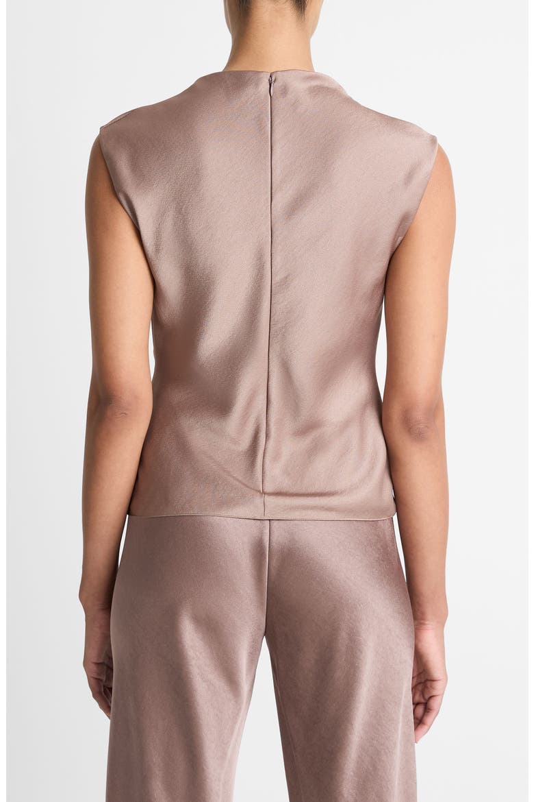 Cowl Neck Satin Top, Alternate, color, MAUVE LILAC