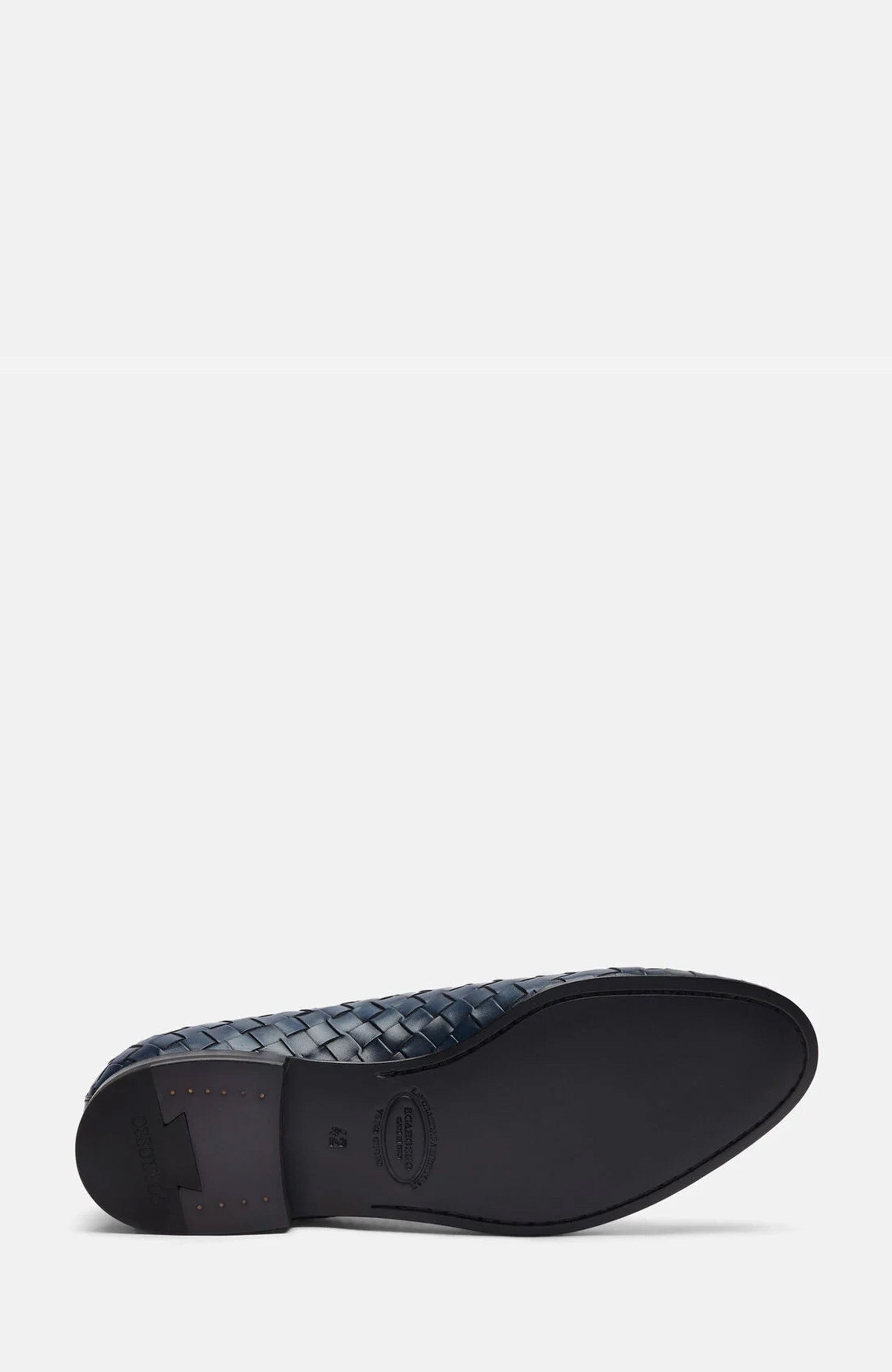 Vittorio Loafers, Alternate, color, Blue - Calf