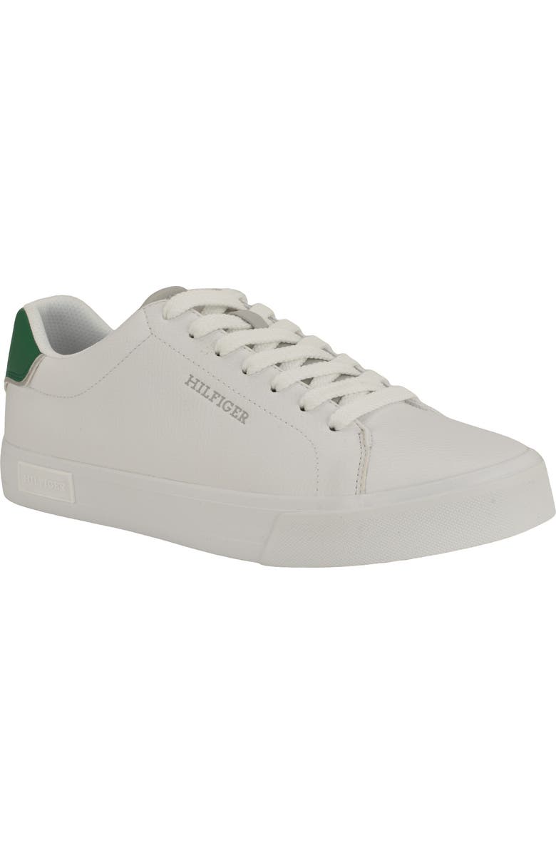 Tommy Hilfiger Rawly Low Top Sneaker, Main, color, White/ Green