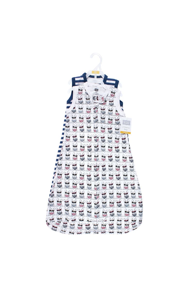 Hudson Baby Interlock Cotton Sleeveless Sleeping Bag, Alternate, color, French Dog