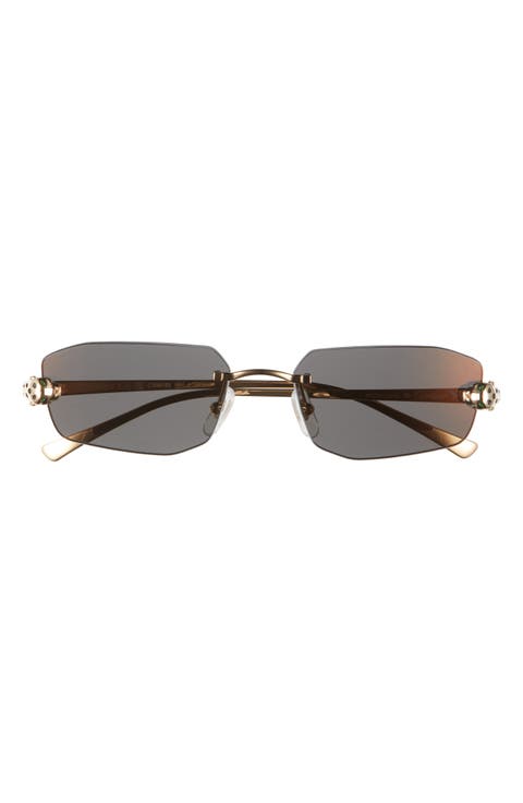 56mm Geometric Sunglasses
