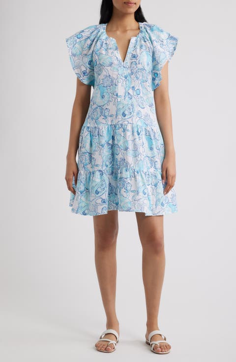 Norella Linen Swing Dress