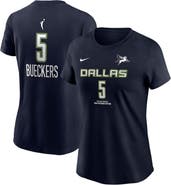 Nike Women's Nike Paige Bueckers Navy Dallas Wings 2025 WNBA Draft Explorer Edition Name & Number T-Shirt