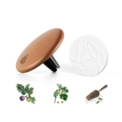 Fig Camel Lambskin Car Diffuser and Insert