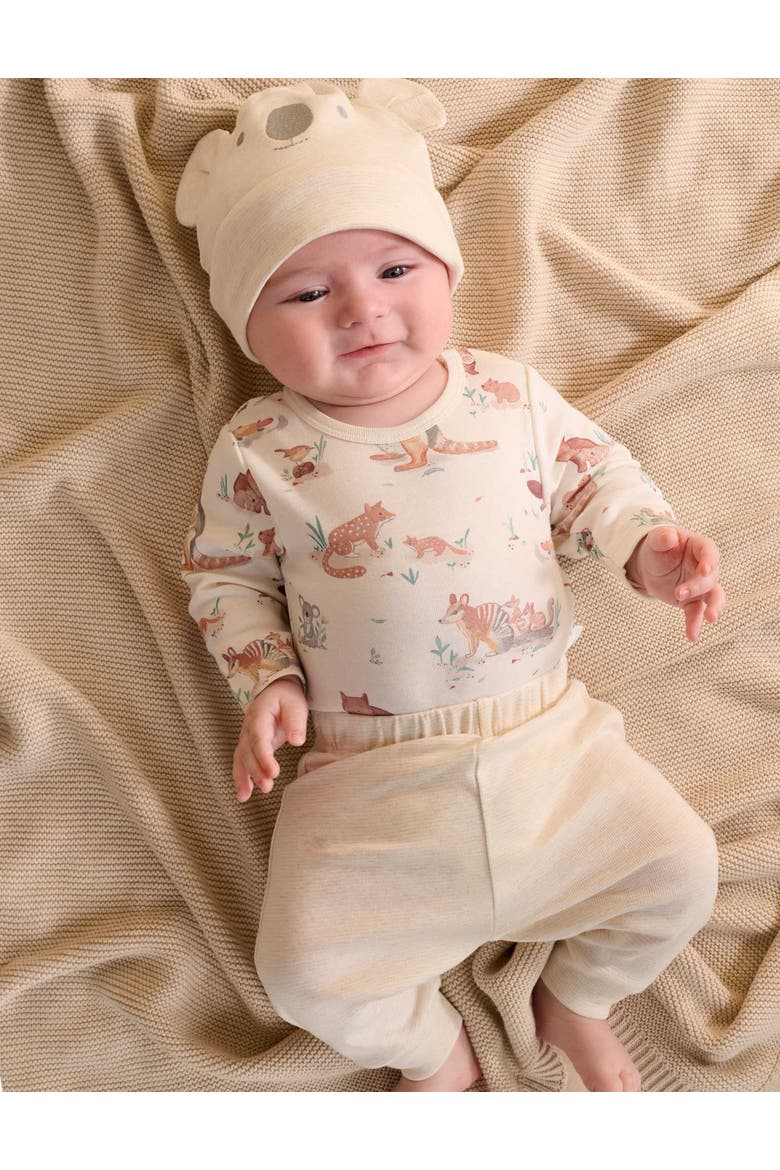 3 Piece Australiana Set with Hat, Alternate, color, Bush babies